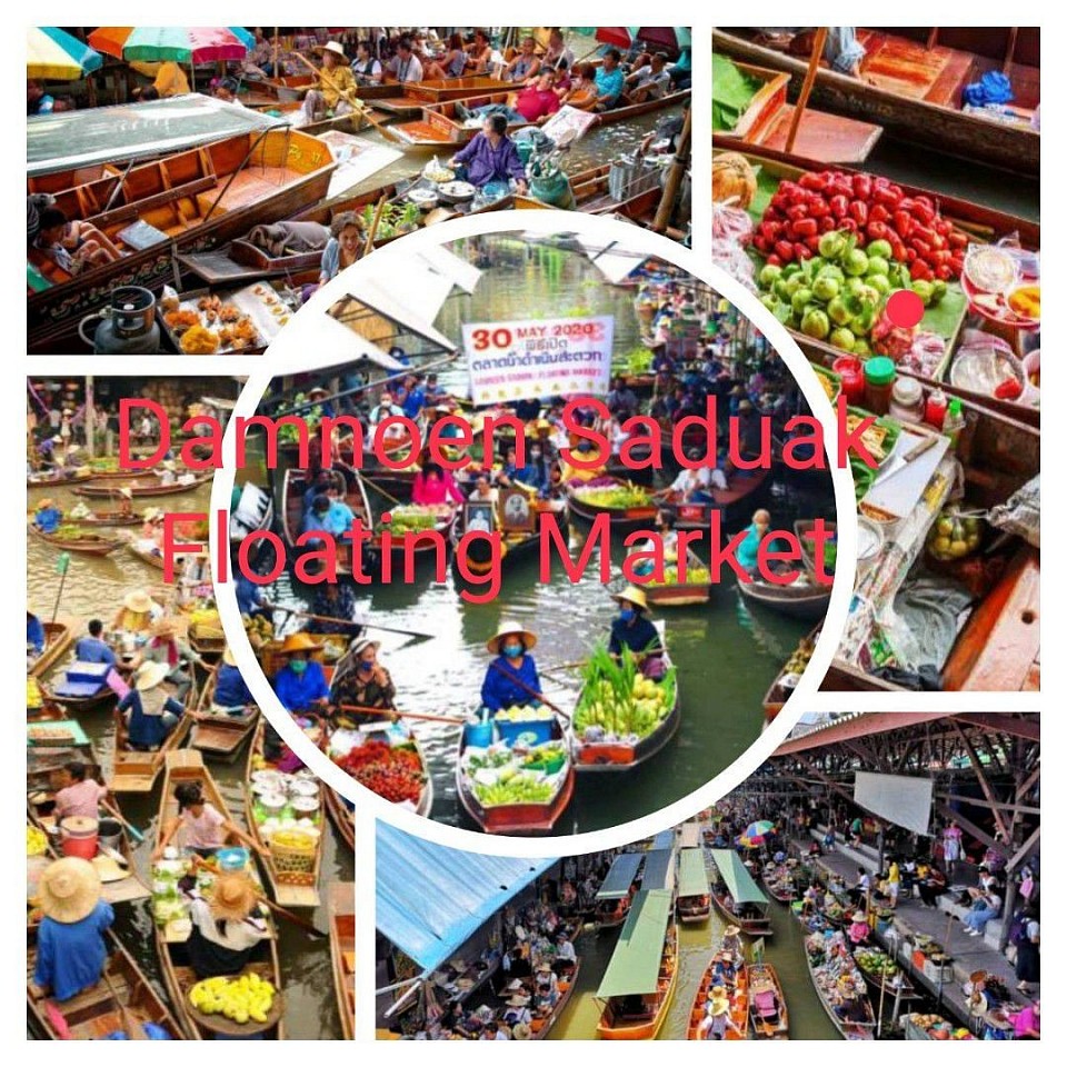 You can book a van or SUV to tour Damnoen Saduak Floating Market and nearby places at any time.